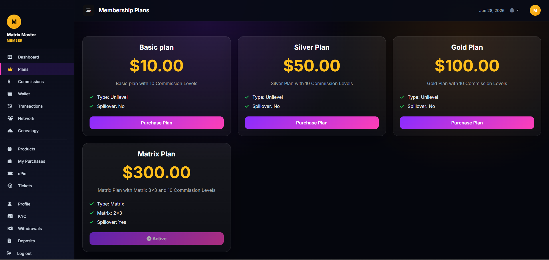 Zentrovia MLM - The Ultimate Multi-Plan MLM Platform | Unilevel & Matrix Plans screenshot 8